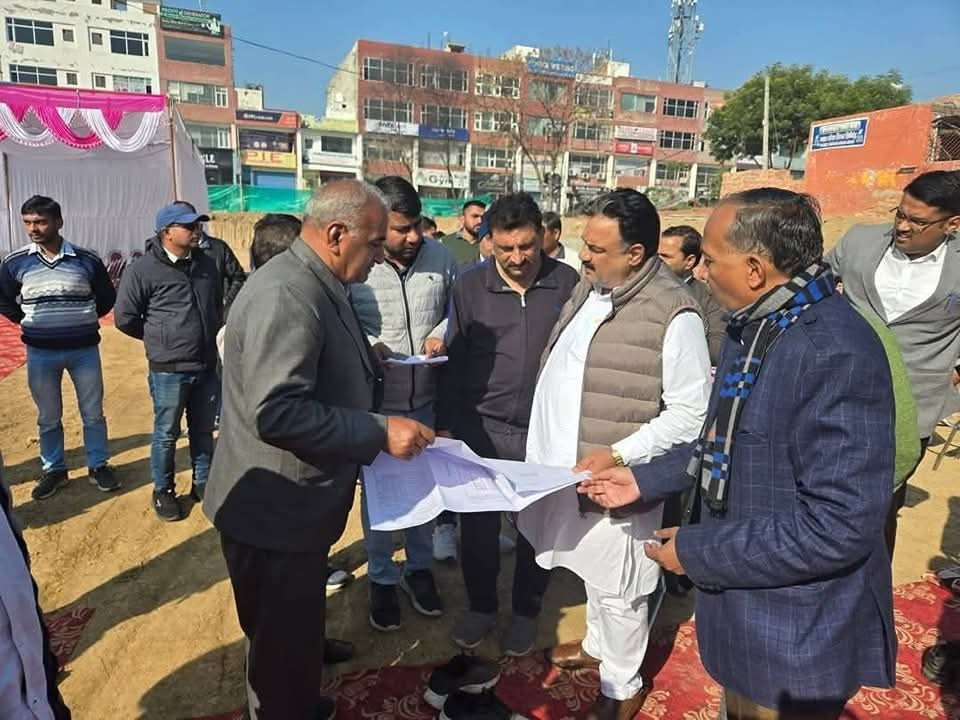 Construction work of five storey building of Excise and Taxation Department started